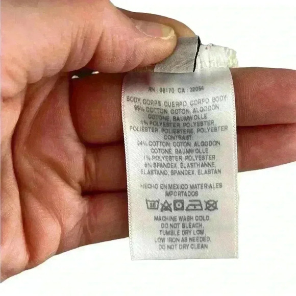 T.La Women’s XS Cream Gray Sweatshirt Longer Back Crew Neck - Picture 9 of 10